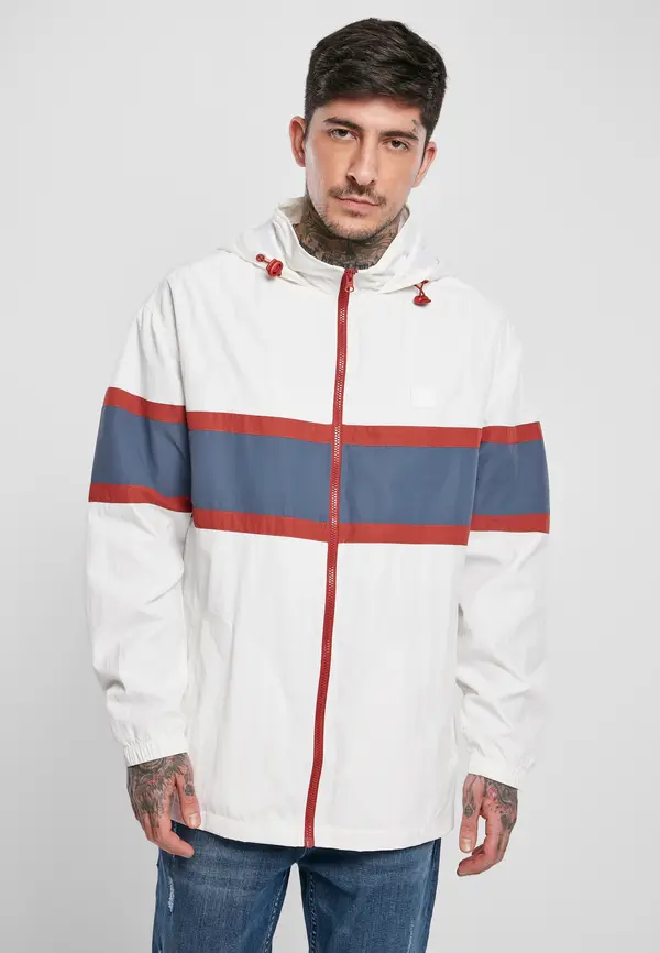 Urban Classics Bijela najlonska anorak jakna