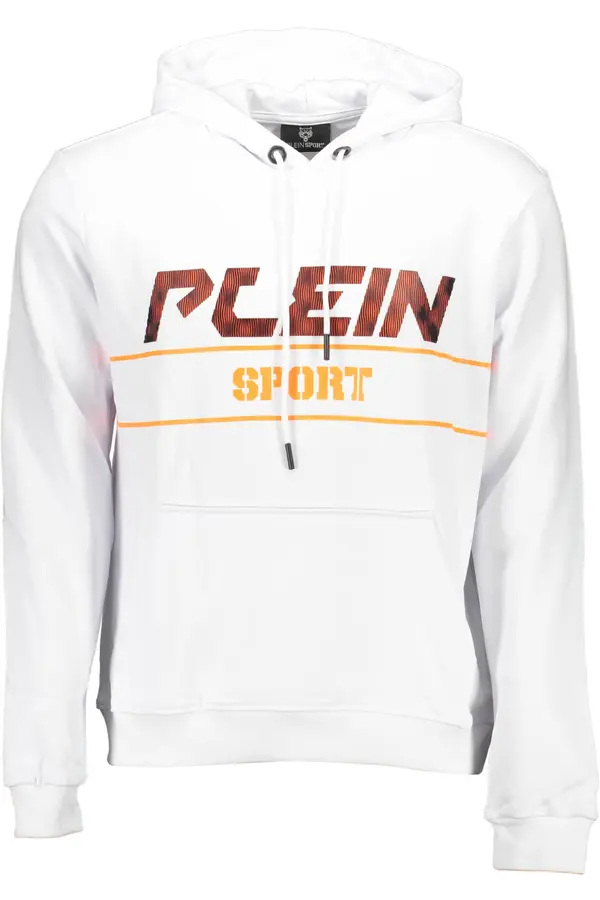 Plein Sport Bijela PLEIN SPORT majica s kapuljačom