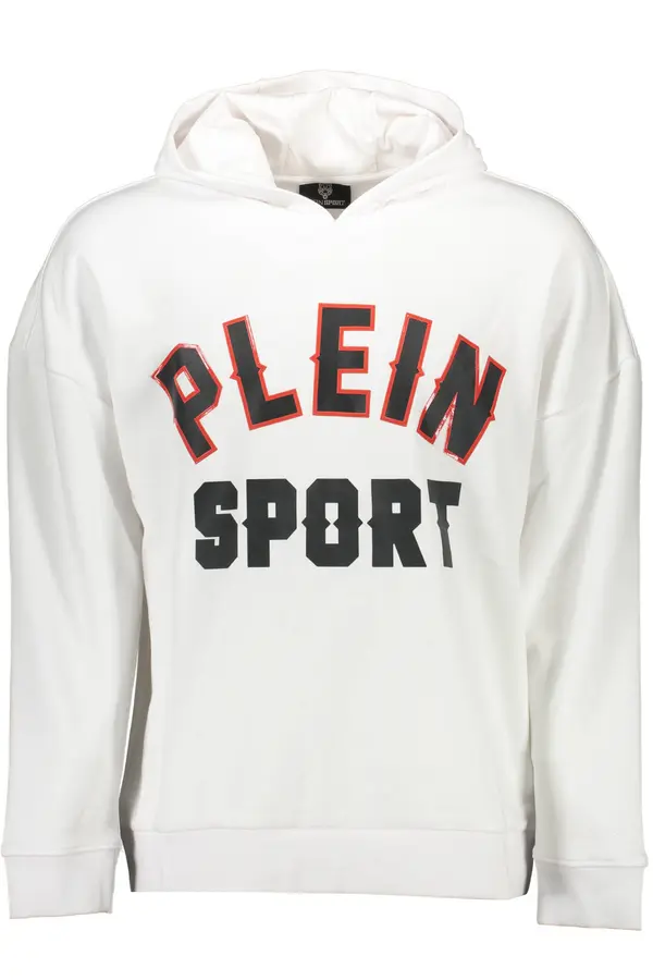 Plein Sport Bijela PLEIN SPORT majica s kapuljačom
