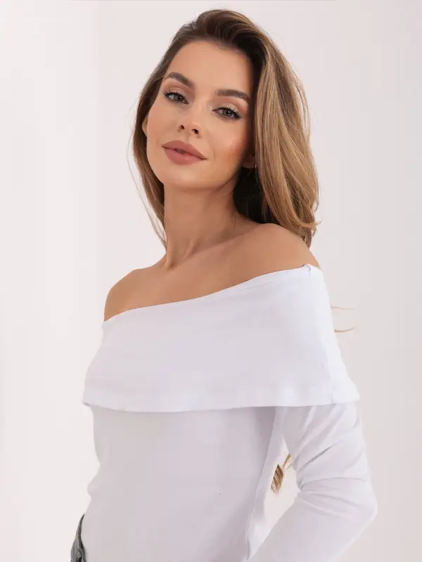 RUE PARIS Bijela španjolska bluza