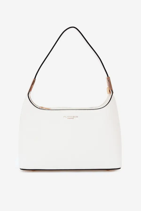 FLORA & CO Bijela torbica Flora&amp;Co Gretta