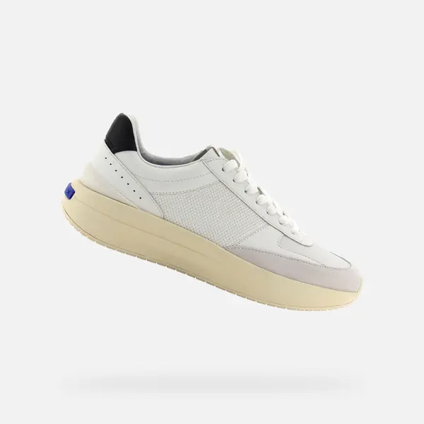 GEOX Bijele muške tenisice Geox GXRN-01