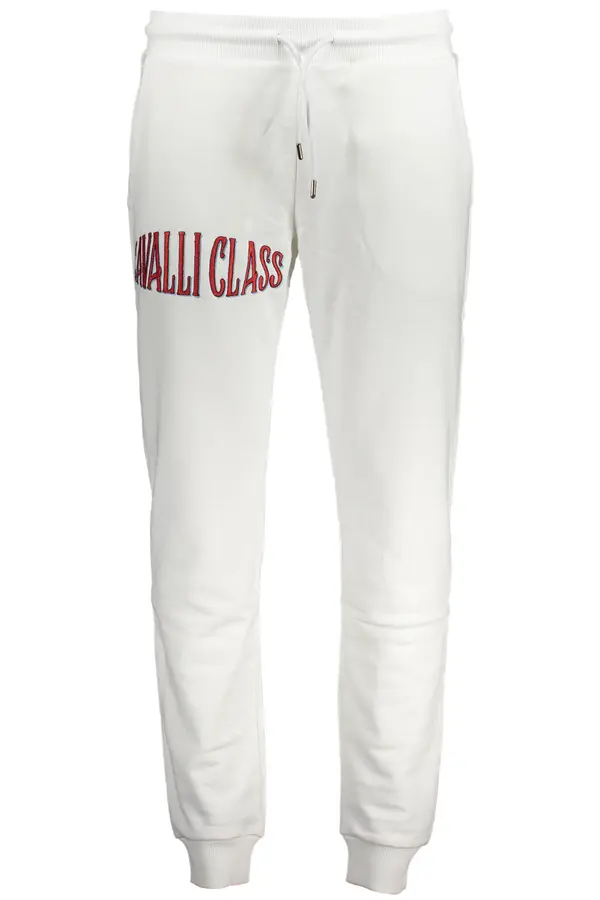 Cavalli Class Bijele muške trenirke Cavalli Class
