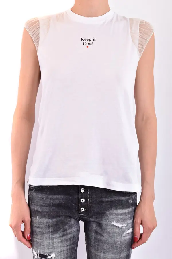 Dsquared2 Bijeli top bez rukava Dsquared2