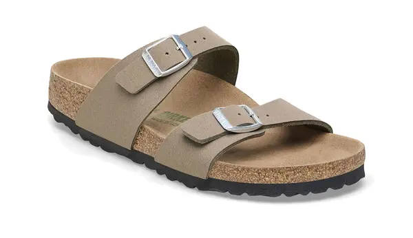 Birkenstock Birkenstock Sydney veganske sintetičke sandale svijetlosmeđe boje