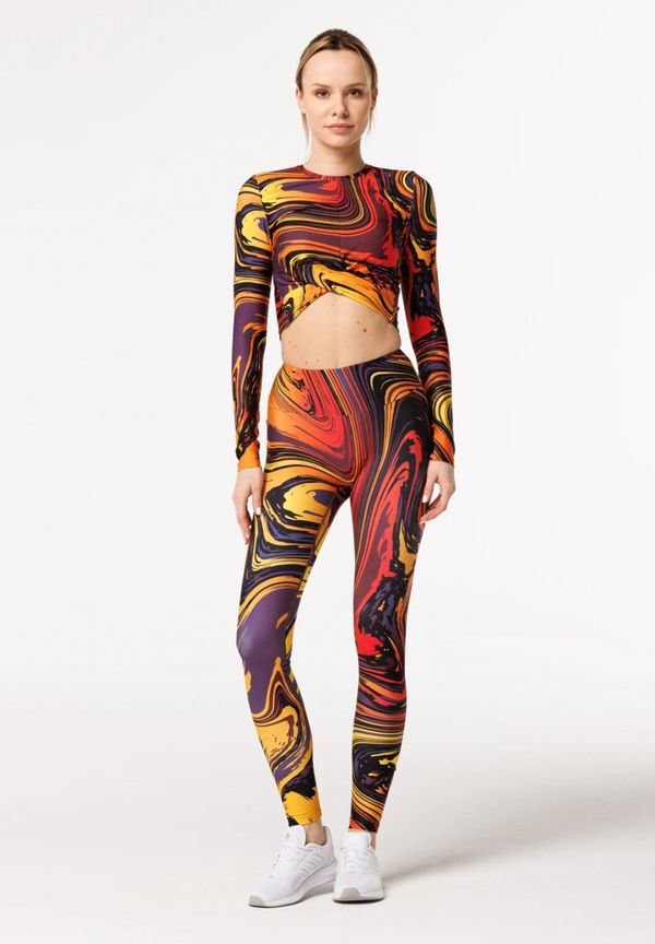Bittersweet Paris Bittersweet Paris Woman's en Split Spark Leggings CPW-LEG-SPARK-Print BSP185