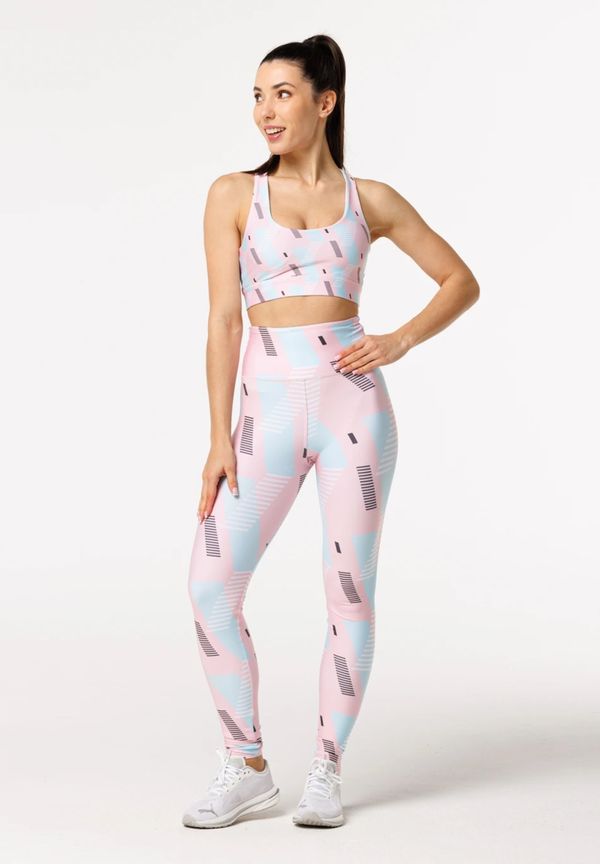 Bittersweet Paris Bittersweet Paris Woman's Geometric Impression High Waist Leggings CPW-HL-PR BSP1449