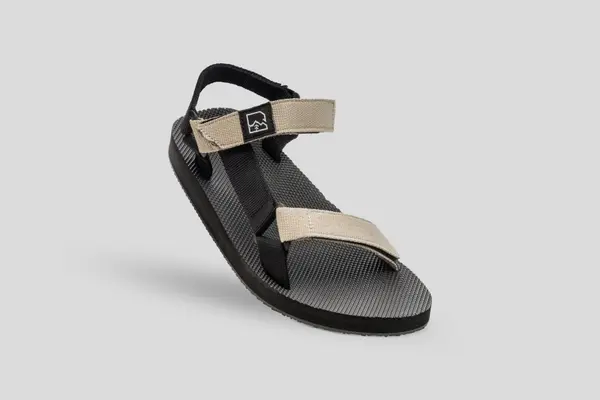 HANNAH Black and beige men's sandals Hannah Drifter