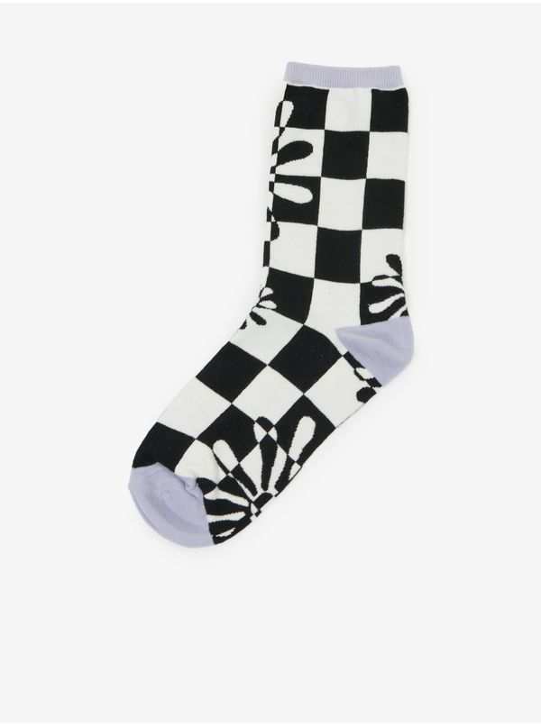 Vans Black-and-White Women Patterned Socks BLACK VANS Divine Energy - Women
