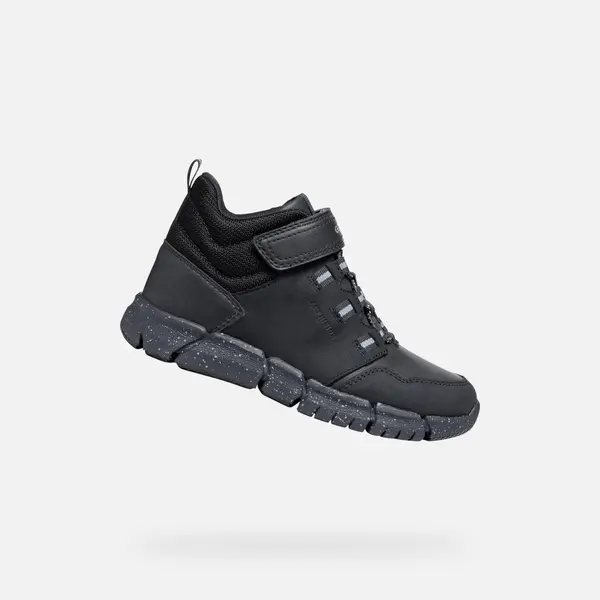 GEOX Black boys' ankle boots Geox Flexyper B Abx - Boys