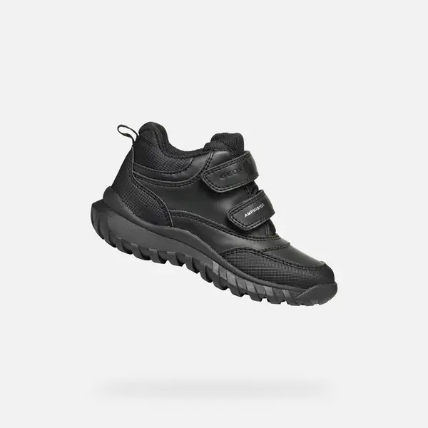 GEOX Black boys' ankle boots Geox Simbyos ABX - Boys