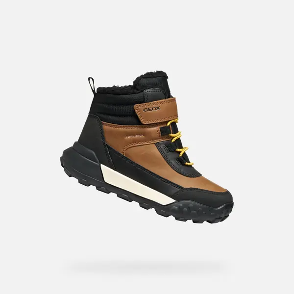 GEOX Black Boys' Ankle Boots Geox Trekkyup Boy B ABX - Boys