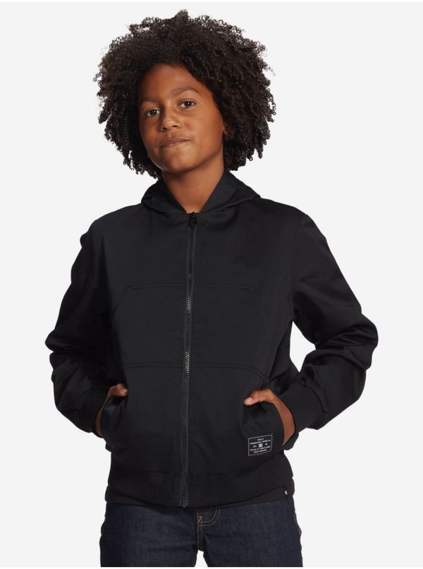 DC Black Boys Light Hooded Jacket DC Rowdy - Boys