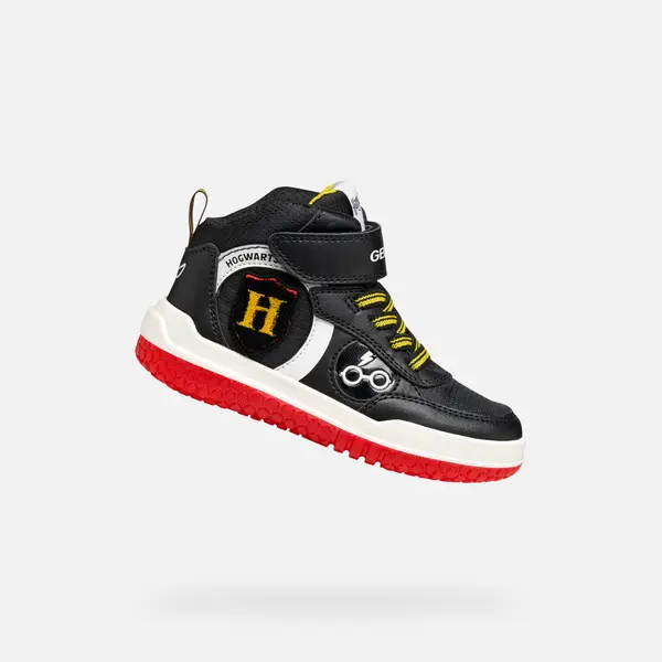 GEOX Black boys' sneakers Geox Buzzerlight Harry Potter - Boys