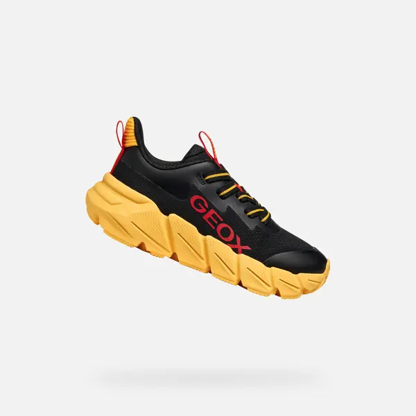 GEOX Black boys' sneakers Geox Flexyper Fast - Boys