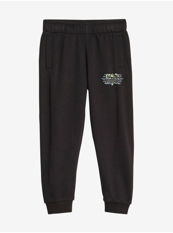 Puma Black Boys Sweatpants Puma ESS Mix - Boys