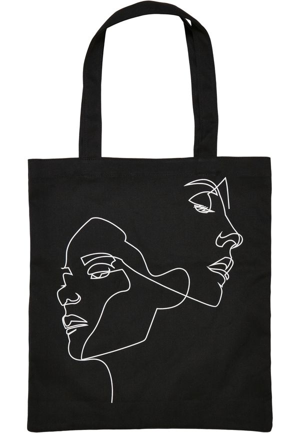 Mister Tee Black canvas bag One Line