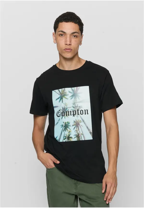 Mister Tee Black Compton Palms T-shirt