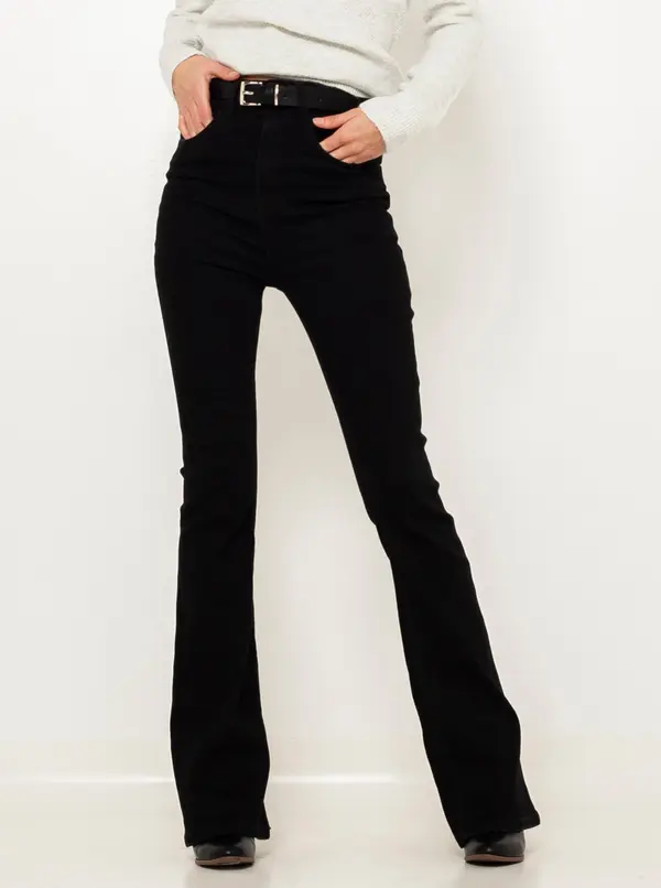 CAMAIEU Black Flared Fit Jeans CAMAIEU - Women