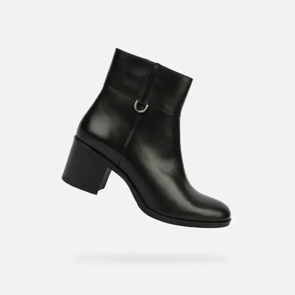 GEOX Black Geox New Asheel Women's Ankle Boots - Ladies