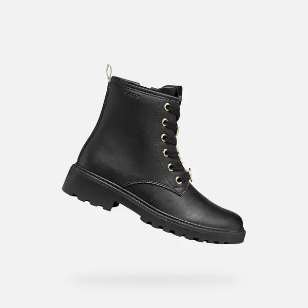 GEOX Black Girls Ankle Boots Geox Casey Harry Potter - Girls