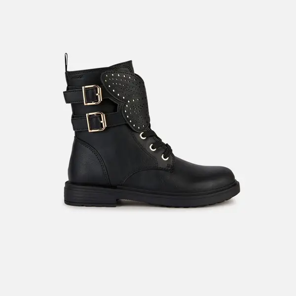 GEOX Black Girls Ankle Boots Geox Eclair - Girls