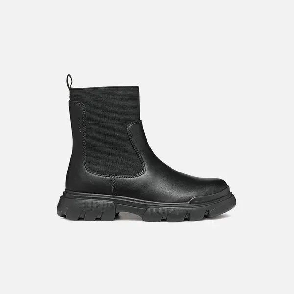 GEOX Black Girls Ankle Boots Geox Junette - Girls