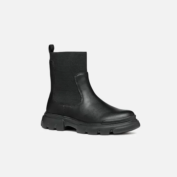 GEOX Black Girls Ankle Boots Geox Junette - Girls