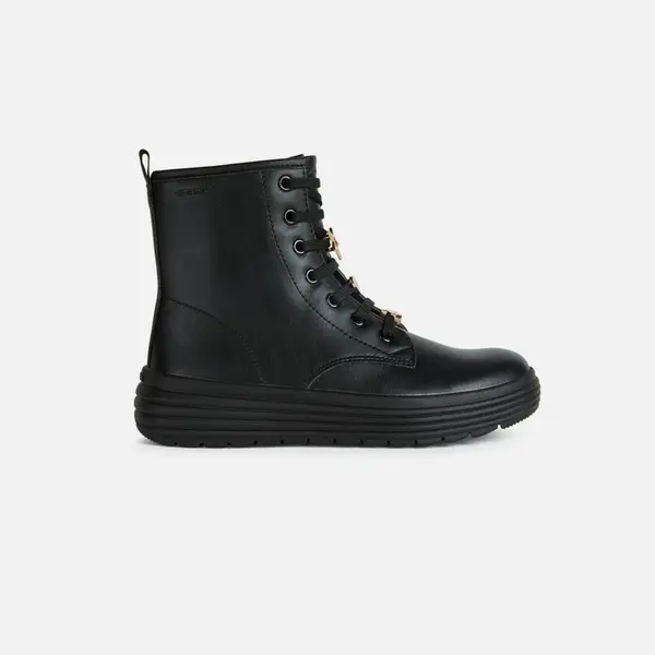 GEOX Black Girls Ankle Boots Geox Phaolae - Girls