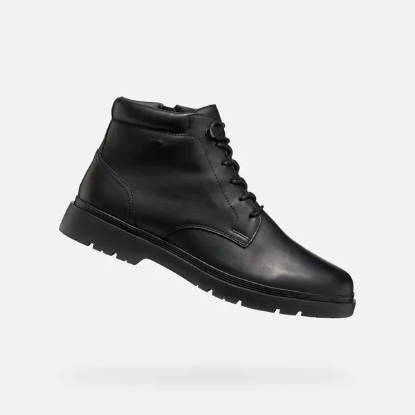 GEOX Black men's ankle boots Geox Spherica EC1 ABX - Men