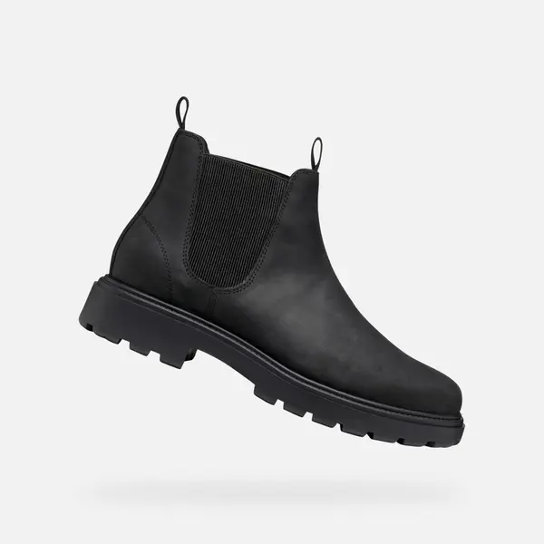 GEOX Black men's ankle boots Geox Spherica EC7 - Men's