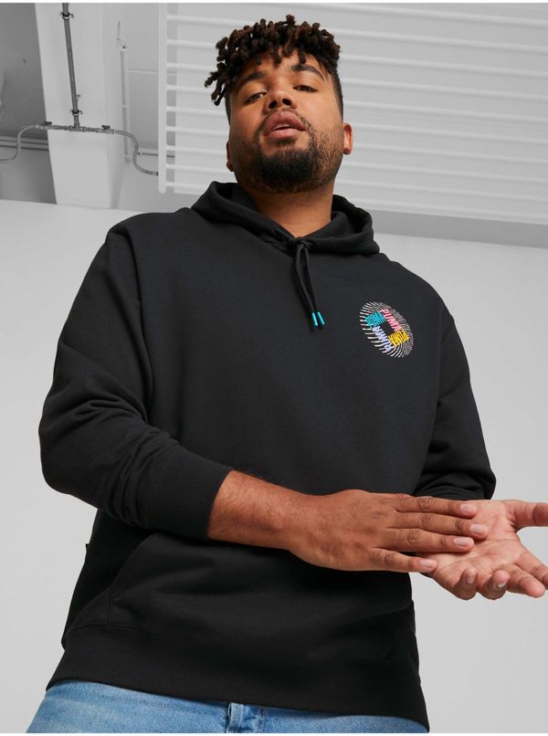 Puma Black Mens Hoodie Puma - Men