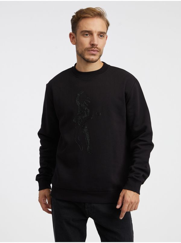 Karl Lagerfeld Black Mens Sweatshirt KARL LAGERFELD - Men