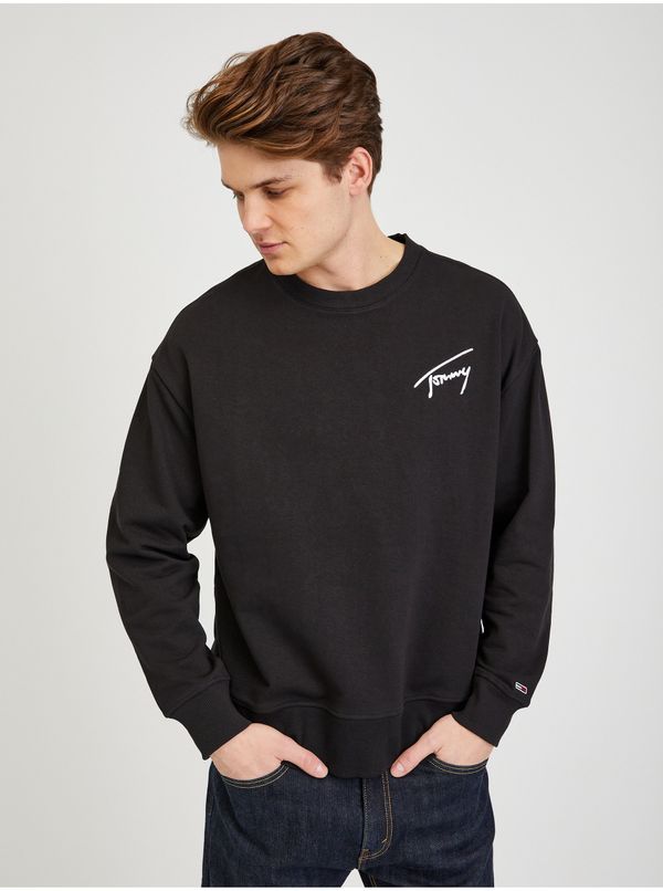 Tommy Hilfiger Black Mens Sweatshirt Tommy Jeans - Men