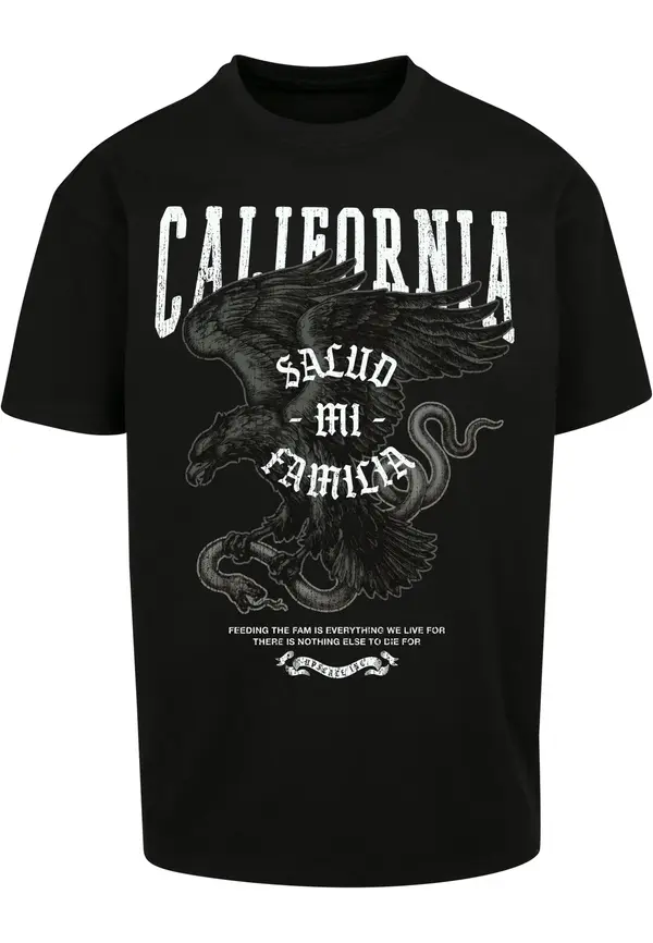 Mister Tee Black oversize T-shirt La Familia Heavy