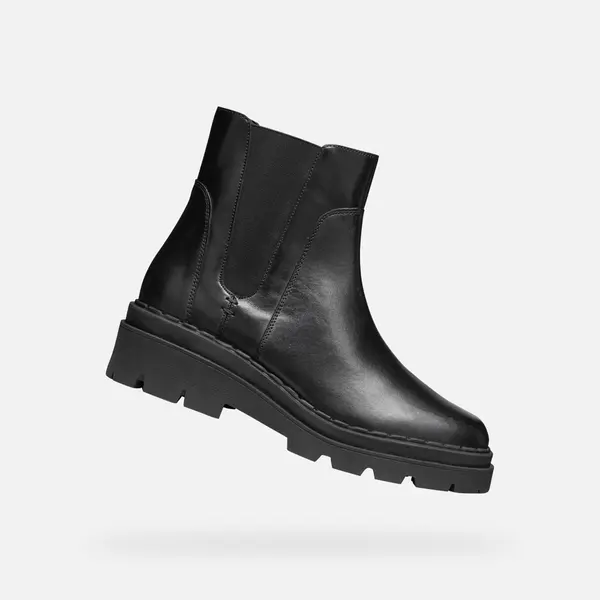 GEOX Black women's ankle boots Geox Felleny - Women's