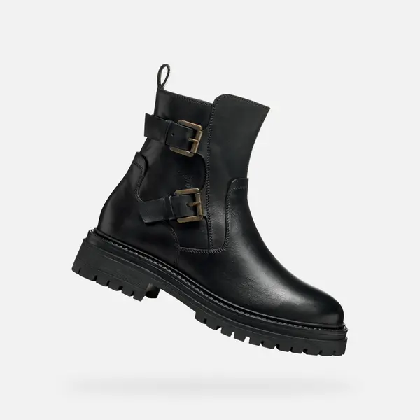 GEOX Black women's ankle boots Geox Iridea - Women's