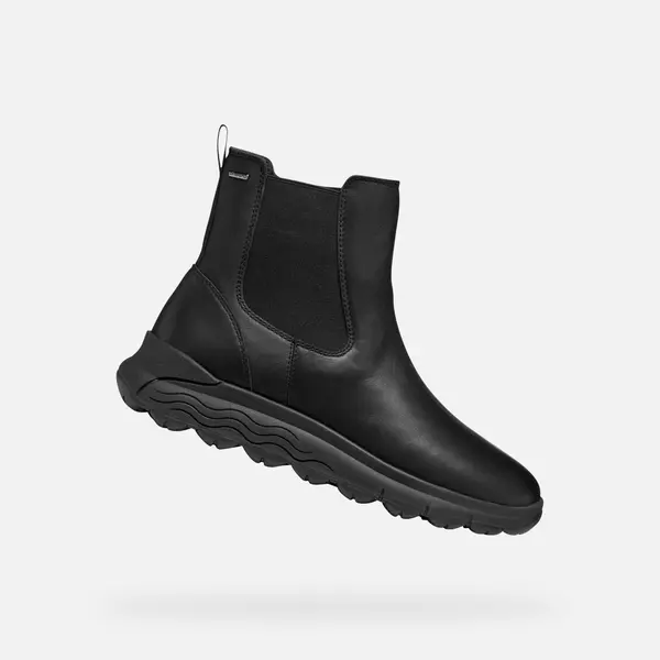 GEOX Black women's ankle boots Geox Spherica 4X4 ABX - Women's