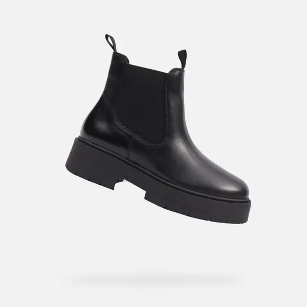 GEOX Black women's ankle boots Geox Spherica EC7 - Women's