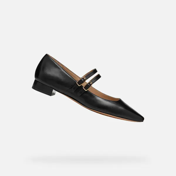 GEOX Black women's ballet flats Geox Giselda15 - Women's