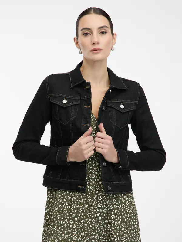 Orsay Black Women's Denim Jacket ORSAY - Women's