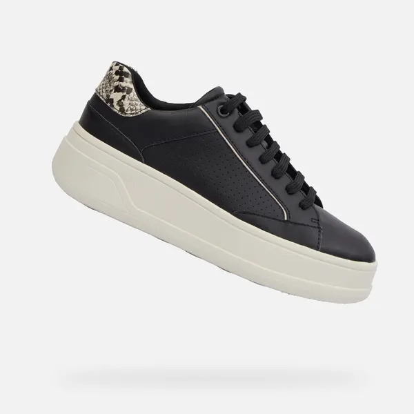 GEOX Black Women's Geox Spherica ECUB-2 Sneakers - Women's