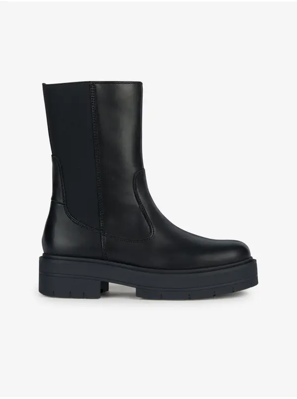 GEOX Black women's leather boots Geox Spherica - Women's