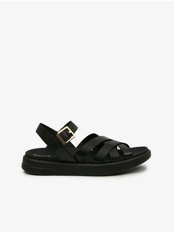 GEOX Black women's leather sandals Geox - Women's