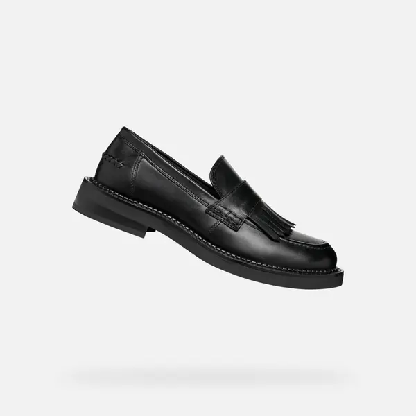 GEOX Black women's moccasins Geox Serilda - Women's