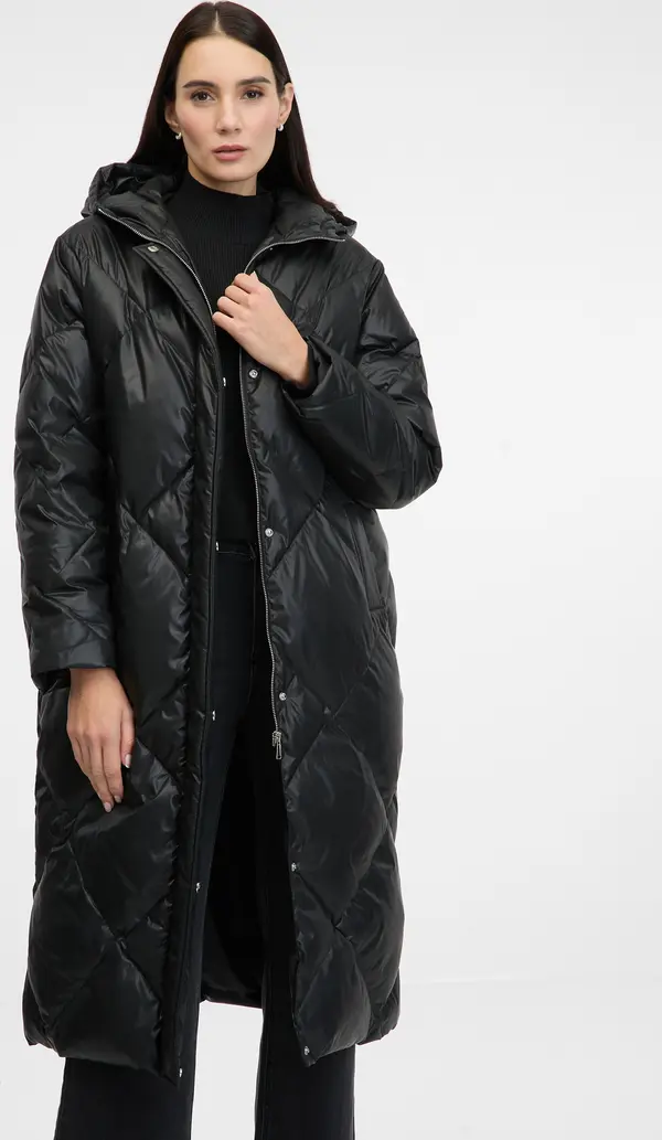Orsay Black Women's Quilted Down Coat ORSAY - Women's