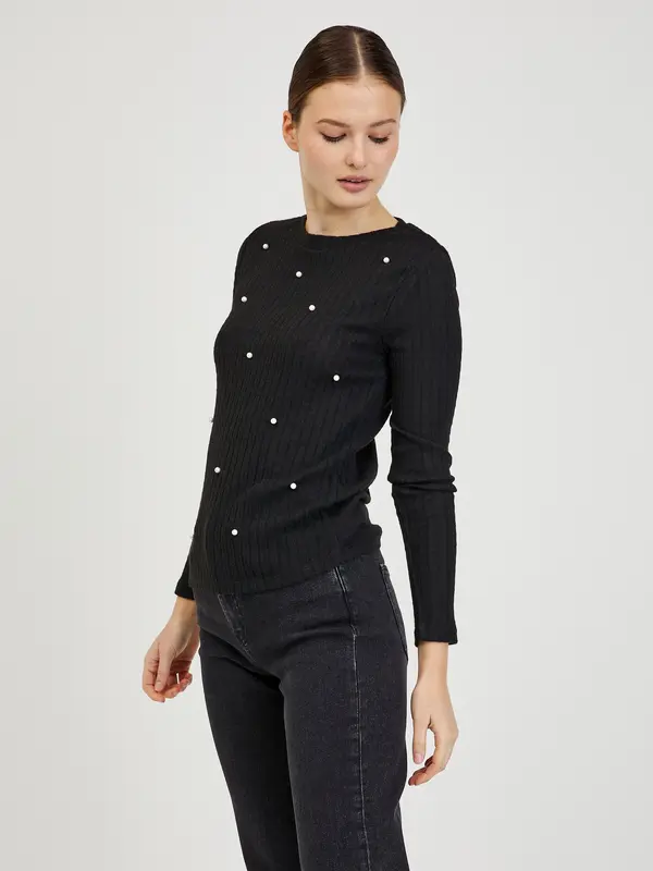 Orsay Black Women's Ribbed Sweater ORSAY - Women