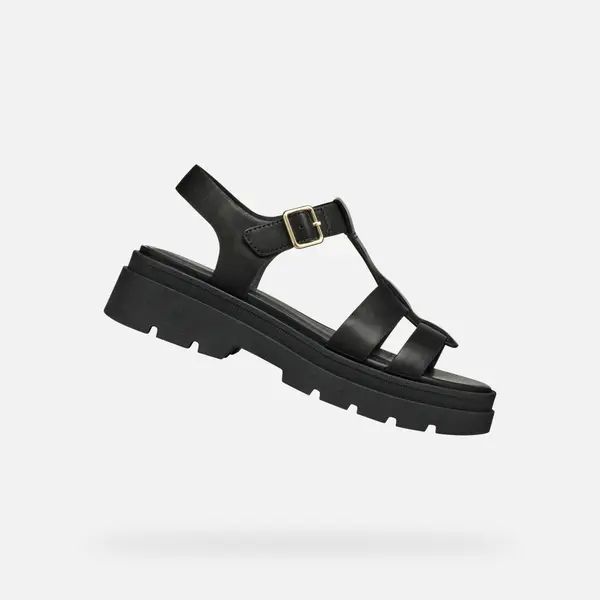 GEOX Black women's sandals Geox Adacter S - Women's