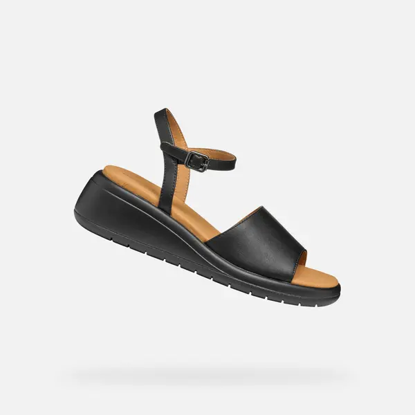 GEOX Black women's sandals Geox Meliconia - Women's