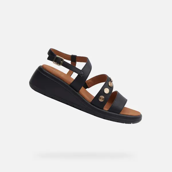 GEOX Black women's sandals Geox Meliconia - Women's